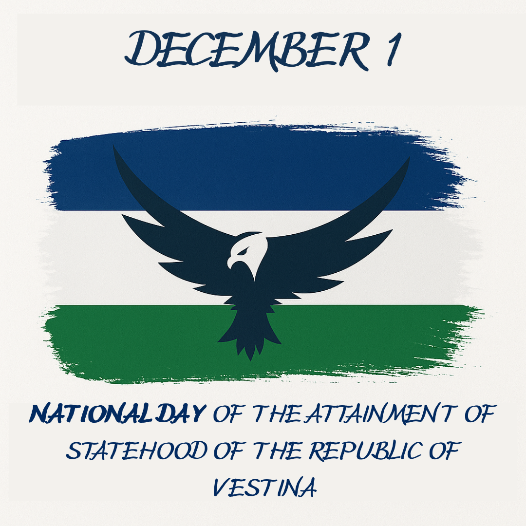 С НАЦИОНАЛЬНЫМ ДНЁМ ОБРЕТЕНИЯ ГОСУДАРСТВЕННОСТИ РЕСПУБЛИКИ ВЕСТИНА!